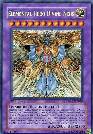 Elemental Hero Divine Neos [CSOC-EN098] Secret Rare
