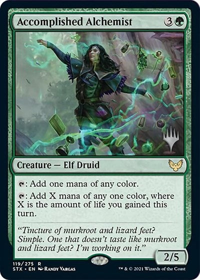 Alquimista consumado (paquete promocional) [Promociones de Strixhaven: School of Mages] 