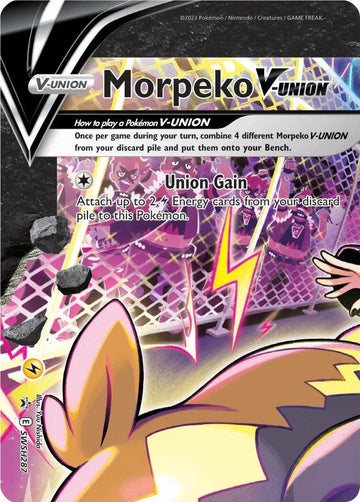 Morpeko V-Union (SWSH287) [Promociones de Sword &amp; Shield: Black Star] 