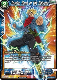 Trunks, la esperanza de los Saiyans (Alt Art) (P-135) [Promociones de prelanzamiento de El asalto de los Saiyans] 
