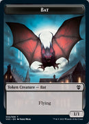 Blood // Bat Double-Sided Token [Innistrad: Crimson Vow Commander Tokens]-2