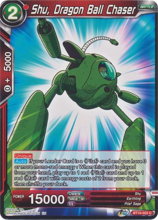 Shu, cazador de Dragon Ball (BT10-022) [El ascenso del guerrero al unísono] 