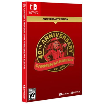 Red Fox Gaming - Hickory - Carmen Sandiego 40th Anniversary Edition - Video Game - Nintendo Switch