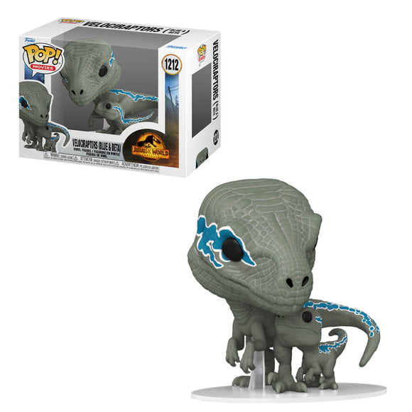 Jurassic World Dominion - Velociraptors (Blue and Beta) #1212 - POP!