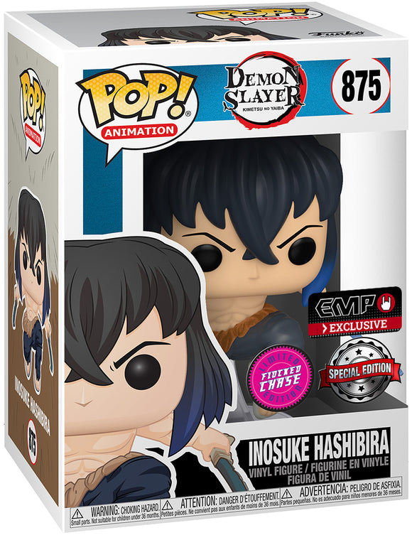 Demon Slayer - Inosuke Hashibira (Chalice Collectible Exclusive) (Flocked) #875 - POP!