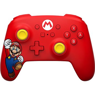 Red Fox Gaming - Hickory - PowerA Wireless Controller [Mario Joy] - Video Game - Nintendo Switch