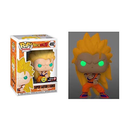 Dragonball Z - Super Saiyan 3 Goku (Gamestop Exclusive GITD) #492 - POP!