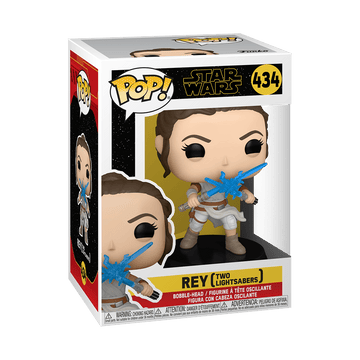 Star Wars - Rey Two Lightsabers #434 - POP!