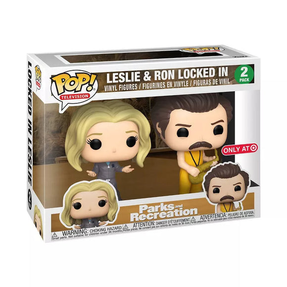 Parks and Recreation - Leslie and Ron Locked In (Target) 2 Pack - POP!