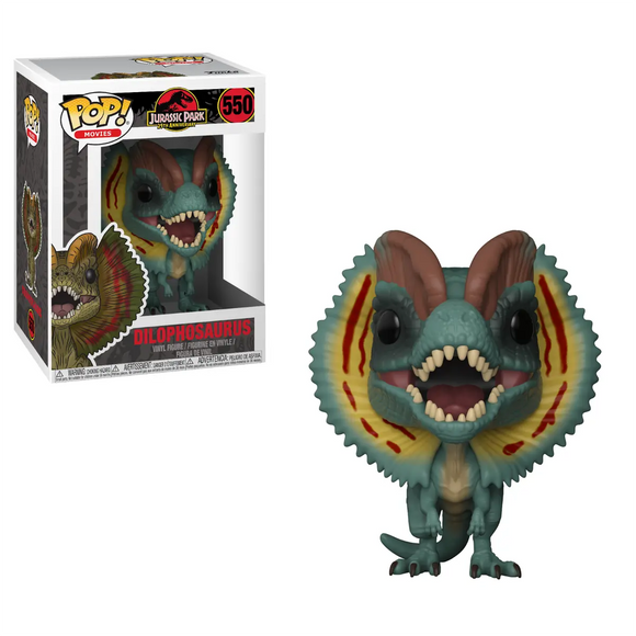 Jurassic Park 25th Anniversary - Dilophosaurus #550 - POP!