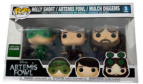 Artemis Fowl - Holly Short/Artemis Fowl/Mulch Diggems (Barnes & Noble) 3 Pack  - POP!