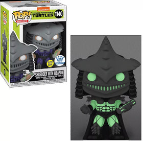 Teenage Mutant Ninja Turtles - Shredder with Weapon (Funko Glows in the Dark) #1140 - POP!