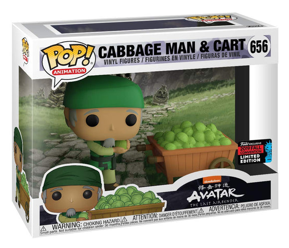 Avatar The Last Airbender - Cabbage Man & Cart (2019 Fall Convention) #656 - POP!