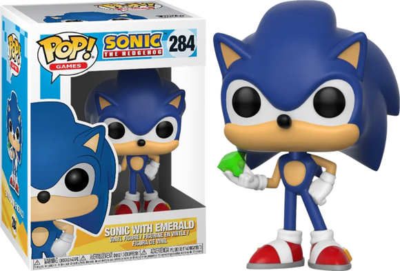 Sonic The Hedgehog - Sonic With Emerald #284 - POP!