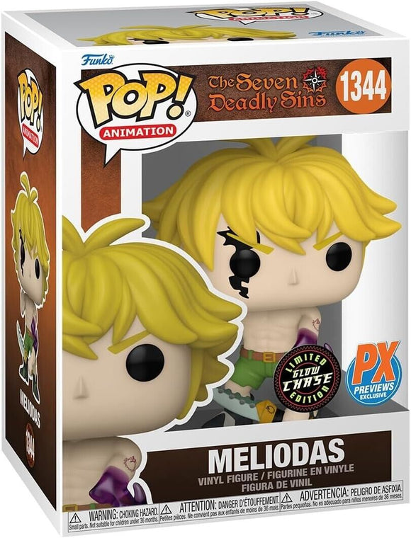 The Seven Deadly Sins - Meliodas (Glow Chase Px Previews) #1344 - POP!