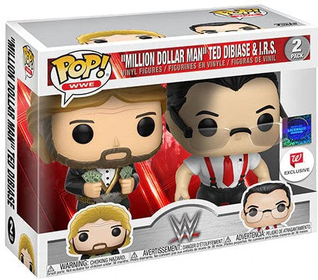 WWE - "Million Dollar Man" Ted Dibiase and I.R.S. (Walgreens Exclusive) 2-Pack - POP!