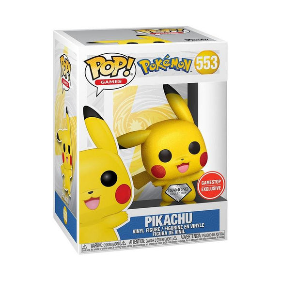 Pokemon - Pikachu (GameStop Exclusive Diamond Collection) #553 - POP!