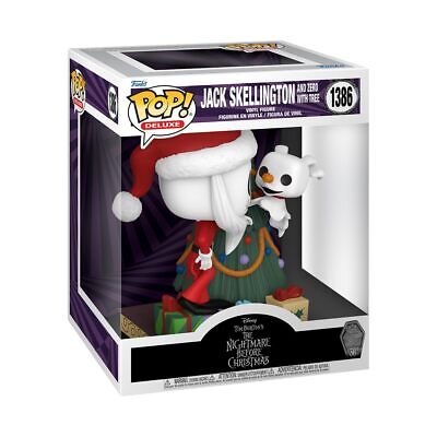 The Nightmare Before Christmas - Jack Skellington And Zero With Tree #1386 - POP!