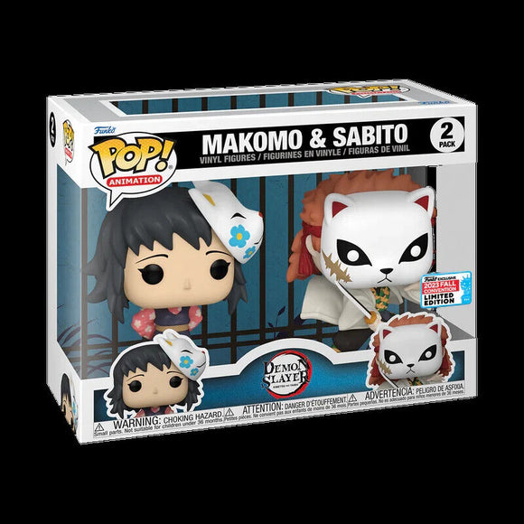 Demon Slayer - Makomo & Sabito 2 Pack (Funko 2023 Fall LE Exclusive)  - POP!