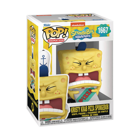 Spongebob Squarepants 25th Anniversary - Krusty Krab Pizza Spongebob #1667 - POP!