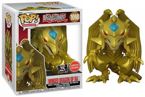 Yu-gi-oh - Winged Dragon of Ra (Yu-gi-oh 25th Anniversary Gamestop Exclusive) #1098 - POP!