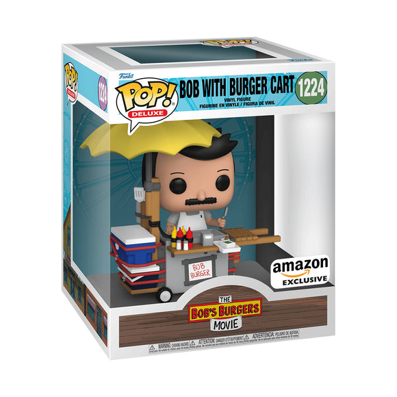 The Bob's Burgers Movie - Bob with Burger Cart (Amazon Exclusive) #1224 - POP!