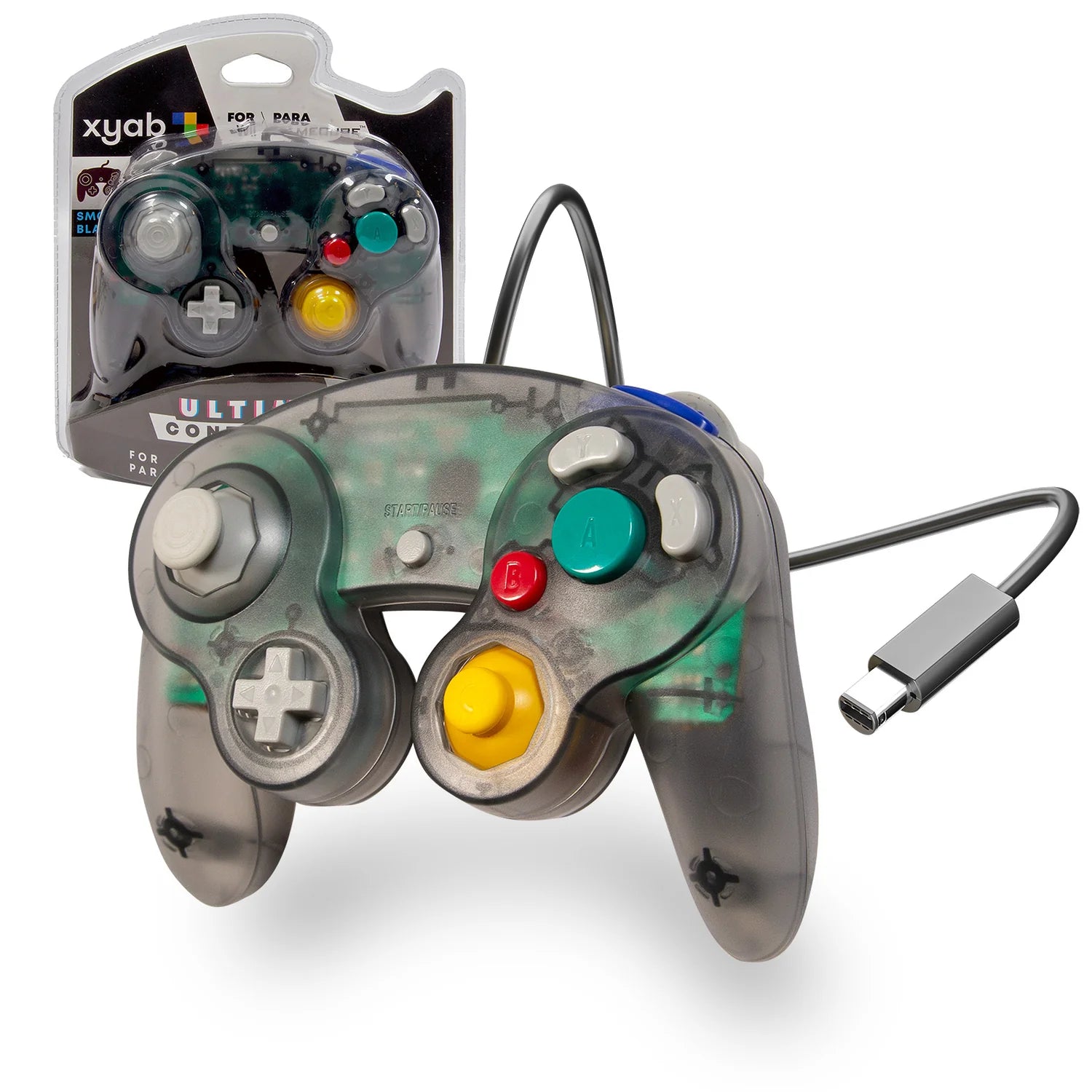 Xyab Nintendo Gamecube Controller - Smoke Black - Controller