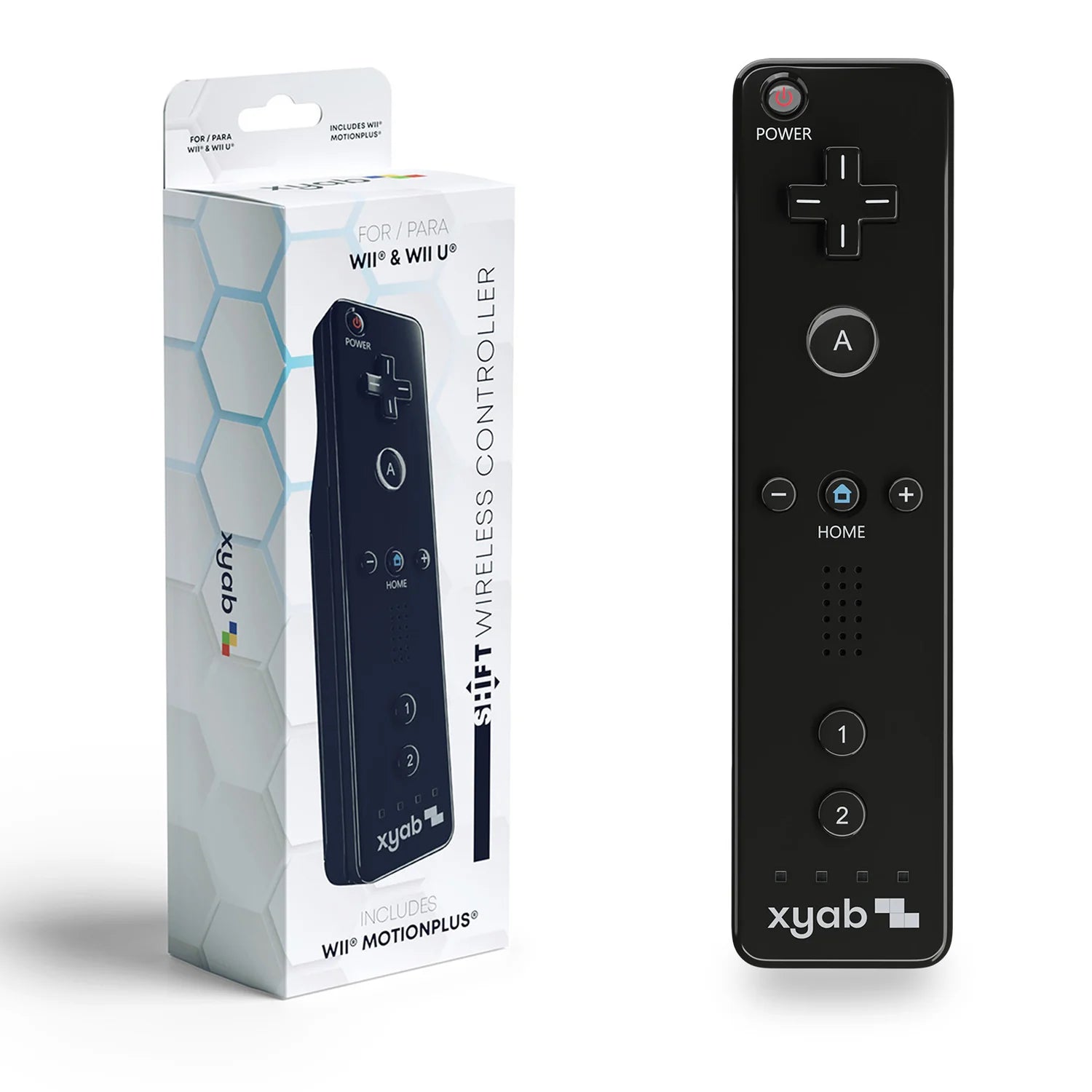 Xyab Wii Wireless Controller - Black - Controller