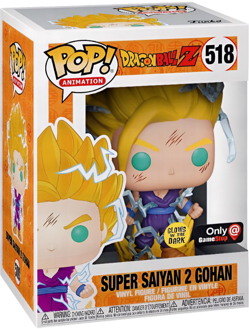 Dragonball Z - Super Saiyan 2 Gohan (Only at Gamestop Exclusive GITD) #518 - POP!