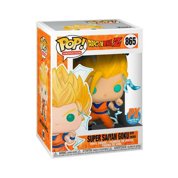 Dragon Ball Z - Super Saiyan Goku With Energy (PX Previews Exclusive) #865 - POP!