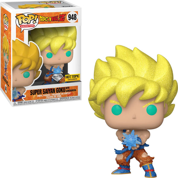 Dragon Ball Z - Super Saiyan Goku With Kamehameha (Diamond Collection) (Hot Topic Exclusive) #948 - POP!