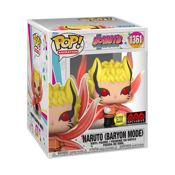 Boruto - Naruto Baryon Mode (AAA Anime Exclusive GITD) #1361 - POP!