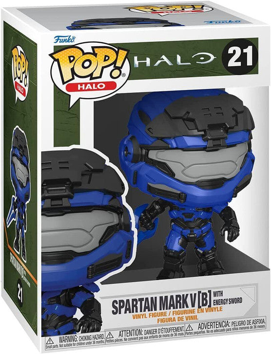Halo - Spartan Mark V [B] With Energy Sword #21 - POP!