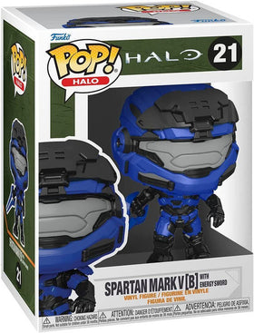 Halo - Spartan Mark V [B] With Energy Sword #21 - POP!