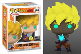 Dragon Ball Z - Super Saiyan Goku With Kamehameha (Glows In The Dark) (FYE Exclusive) #948 - POP!