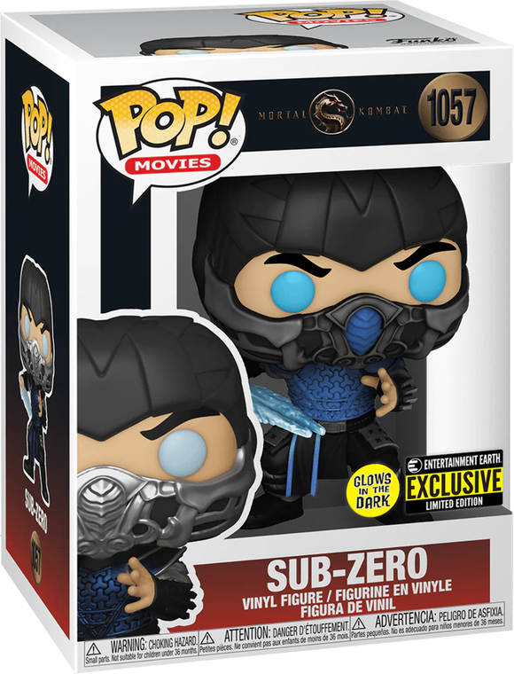 Mortal Kombat - Sub-Zero (Enterainment Earth Exclusive) (Glows In The Dark) #1057 - POP!