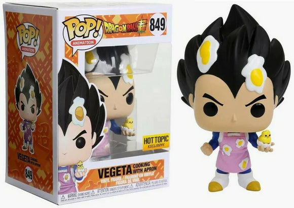 Dragon Ball Super - Vegeta Cooking With Apron (Hot Topic) #849 - POP!