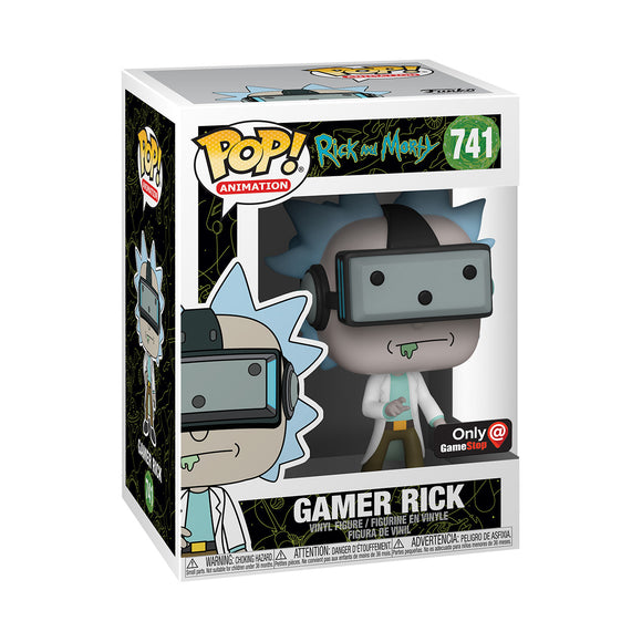 Rick and Morty - Gamer Rick (Gamestop Exclusive) #741 - POP!