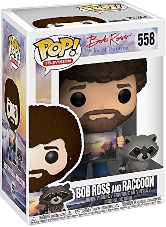 Bob Ross - Bob Ross and Raccoon #558 - POP!