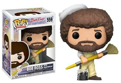 Bob Ross The Joy of Painting - Bob Ross with Paintbrush #559 - POP!