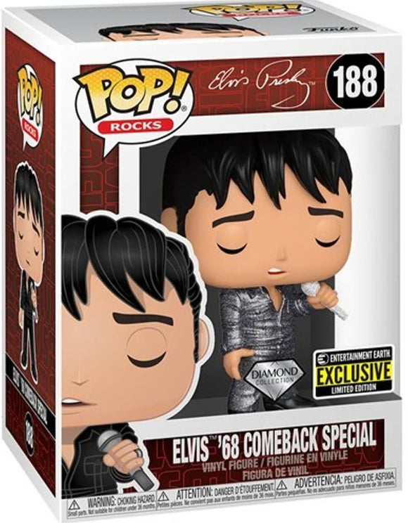 Elvis Presley - Elvis '68 Comeback Special (Diamond Collection) (Entertainment Earth Exclusive) #188 - POP!