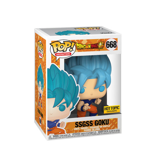 Dragon Ball Super - SSGSS Goku (Hot Topic Exclusive) #668 - POP!