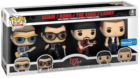 U2 - Adam/Bono/The Edge/Larry (Walmart Exclusive) 4-Pack - POP!