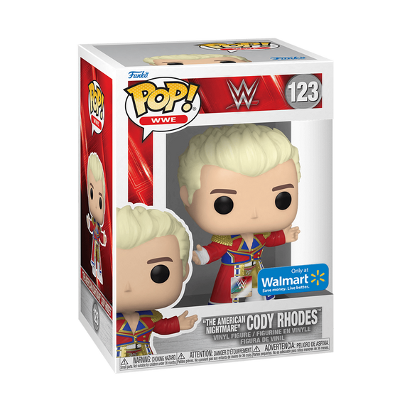 WWE - "The American Nightmare" Cody Rhodes (Walmart) #123 - POP!