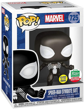 Marvel - Spider-man (Symbiote Suit) (Funko.Com Exclusive GitD) #725 - POP!