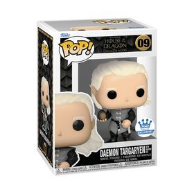 House Of The Dragon - Daemon Targaryen With Dragon Egg (Funko.com Exclusive) #09 - POP!