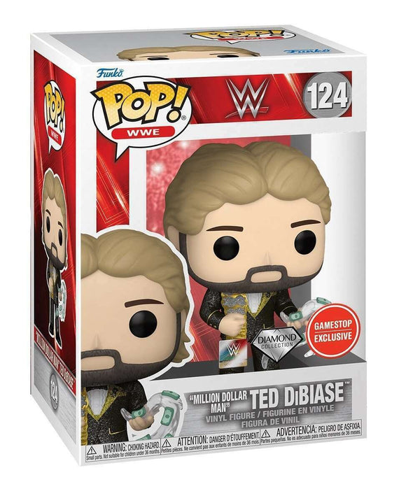 WWE - "Million Dollar Man" Ted DiBiase (Diamond Collection) (Gamestop Exclusive) #124 - POP!