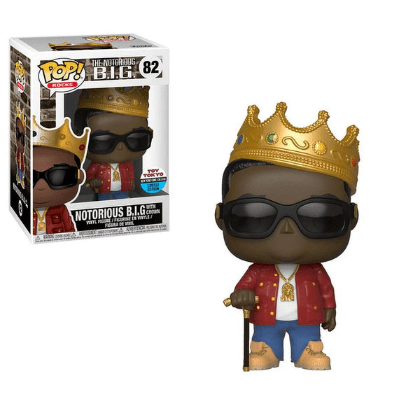 The Notorious B.I.G. - Notorious B.I.G With Crown (Toy Tokyo NYCC 2018 Limited) #82 - POP!