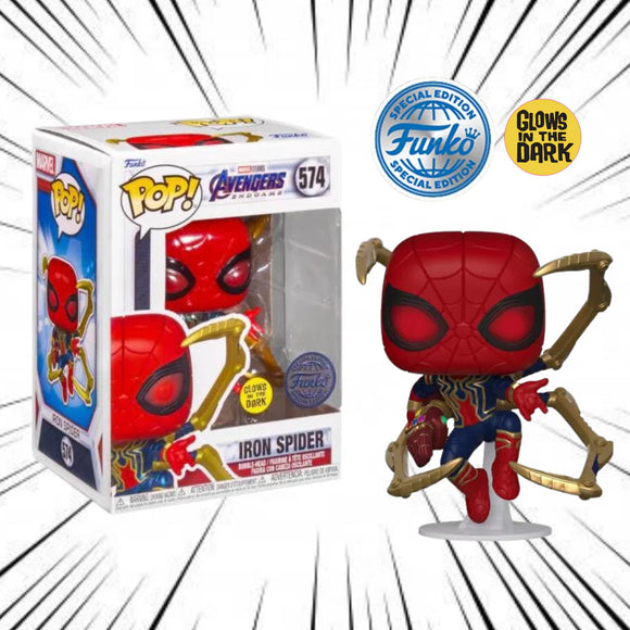 Marvel Avengers Endgame - Iron Spider (GITD Funko Special Edition) #574 - POP!