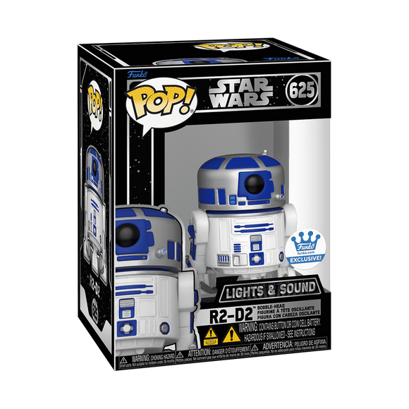 Star Wars - R2-D2 (Lights & Sound) (Funko.com Exclusive) #625 - POP!